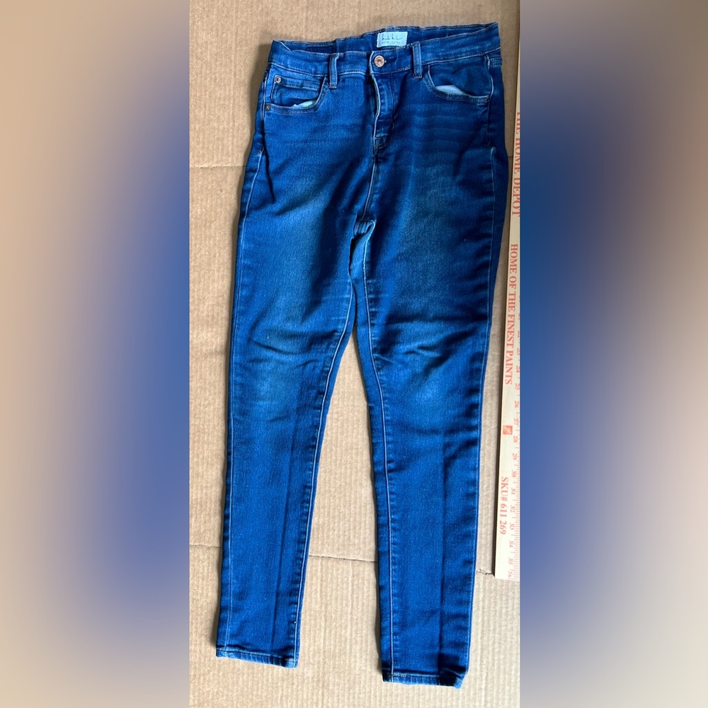 Nicole Miller Blue Skinny Jeans Vibrant Fit